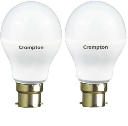 Crompton 7 W, 9 W Round B22 LED Bulb