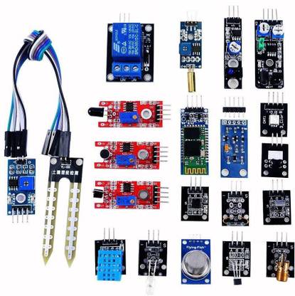 Electrobot 20-in-1 Arduino Sensors Kit for DIY Robotic with Arduino UNO & RPi Educational Electronic Hobby Kit