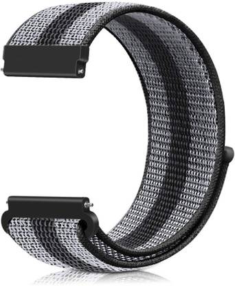 CellFAther Samsung Galaxy Watch 42mm Bands Strap, 20mm Nylon Replacement Strap Band for Galaxy 42mm _Black Stripe Smart Watch Strap