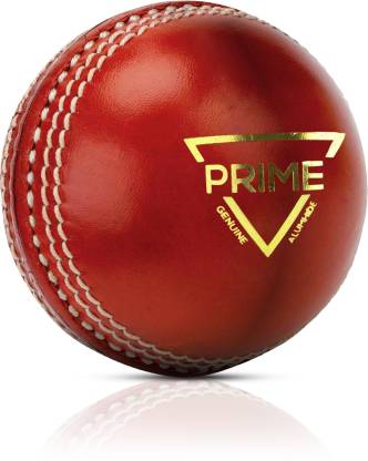 Adrenex by Flipkart Prime 4 Panel Red Cricket Leather Ball
