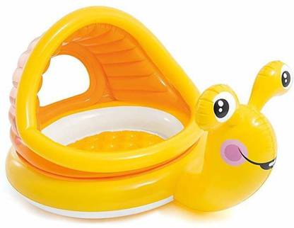 Mogal Enterprise Lazy Snail Shade Baby Pool (Multicolor) 57124NP Inflatable Swimming Pool