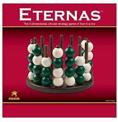 Maranda Enterprises Eternas Classic - The 3-DimensionalCircular Strategy Game of Four-in-a-Row! Party & Fun Board Game