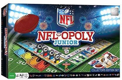 Masterpieces NFL-Opoly Junior Board Game Money & Assets Board Game