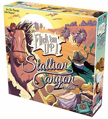Pretzel Flick'em Up Stallion Canyon Board Game Party & Fun Board Game