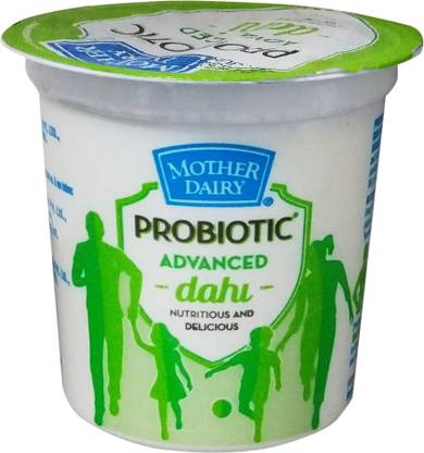 MOTHER DAIRY Probiotic Advanced Plain Curd