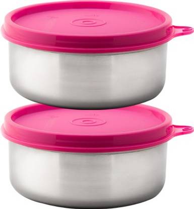 Signoraware Executive Medium Steel 2 Containers Lunch Box