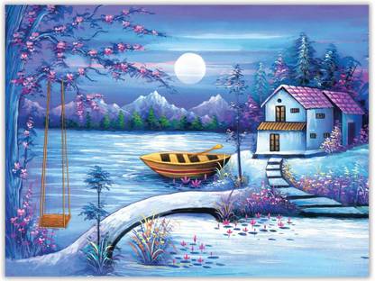 Splendid Landscape View Paper Poster Paper Print