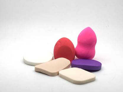 Utrust Qua Set of 6 Sponge and Puff for Makeup (EACH R 2 PC