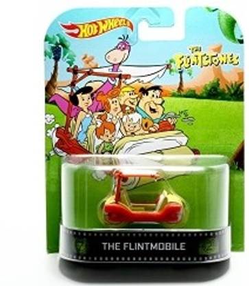 HOT WHEELS THE FLINTMOBILE * THE FLINTSTONES * 2013 Retro Series Die Cast Vehicle