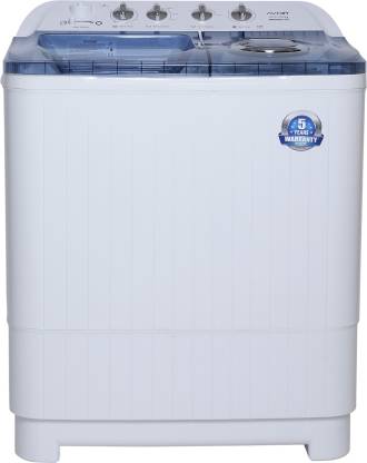 Avoir 8 kg Semi Automatic Top Load Washing Machine White, Blue