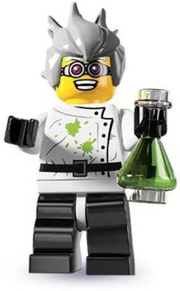 LEGO Series 4 Collectible Minifigure Crazy Mad Scientist