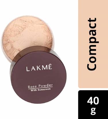 Lakmé Rose Face Powder, Soft Pink, 40g Compact