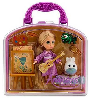 DISNEY Animators' Collection Rapunzel Mini Doll Play Set - 5''