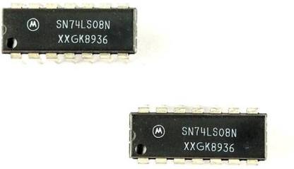 Technical hut 2 Pieces IC-7408 7408 AND gate IC Electronic Components Electronic Hobby Kit