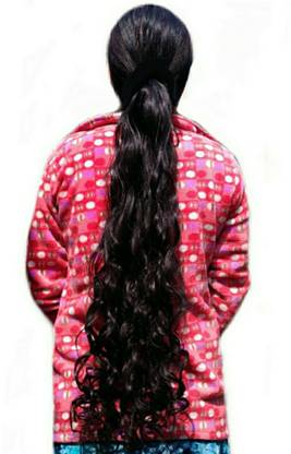Alizz long soft hairpiece ribbon wig for girls and women like real Hair Extension