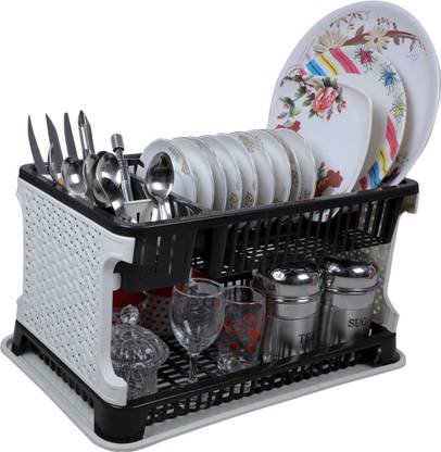 3D METRO SUPER STORE Utensil Kitchen Rack Plastic Kitchen Organiser Rack