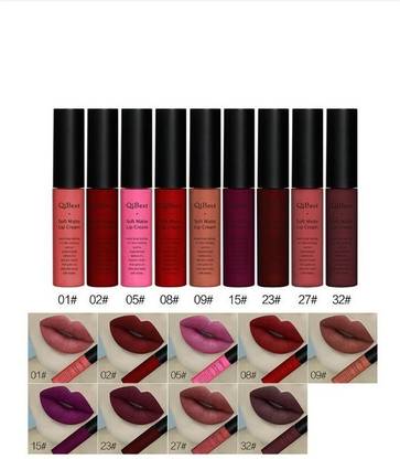 Qibest 9 Set Lip Gloss Sets Waterproof Nude Moisturizer Lasting Liquid