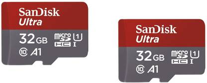 SanDisk Ultra 32 GB MicroSDHC Combo 32 GB MicroSD Card Class 10 98 MB/s  Memory Card Compatible with Mobile