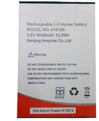 A Mobile Battery For  Intex Aqua power plus