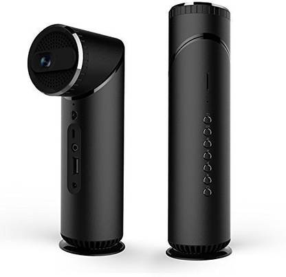 WZATCO K5 1800 Lumens Mini LED DLP Projector 1080P for Home Cinema (1800 lm / 1 Speaker / Wireless / Remote Controller) Portable Projector