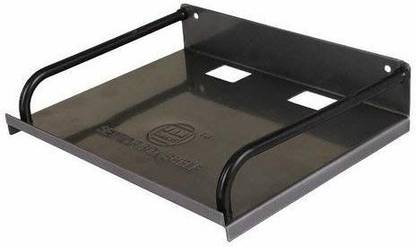 Value Adds Wall Mount Set Top Box Iron Wall Shelf (Number of Shelves - 1, Black) Steel Wall Shelf