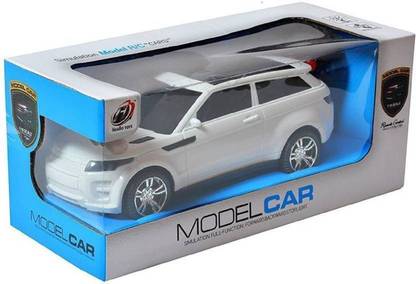 GLOBAL Remote Control Racing Car - 1:18 - Original Model - White Color (White)
