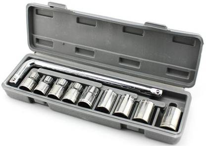 Shopzia 10 pcs 1/2 Socket Wrench Spanner Set Automobile Repair Tool Box Precision Sleeve Wrench high Quality Socket Set