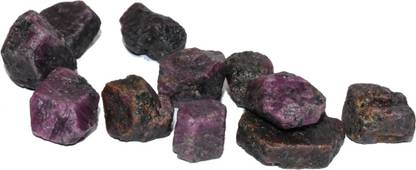 Healings4u Ruby Corundum 100 Grams unpolished Raw Perfect for Natural,Vastu. Regular Asymmetrical Crystal Stone