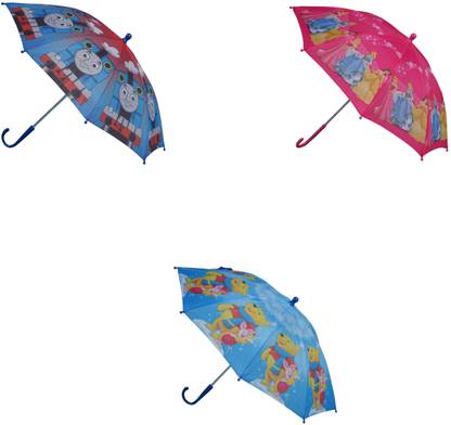 AutoVHPR Set of 3 Small Cute Style CW Cartoon Umbrella