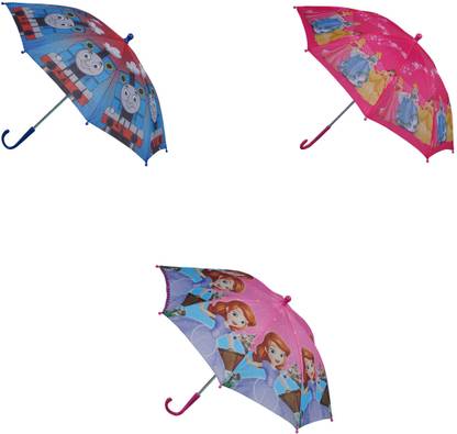 AutoVHPR Set of 3 Small Cute Style CX Cartoon Umbrella