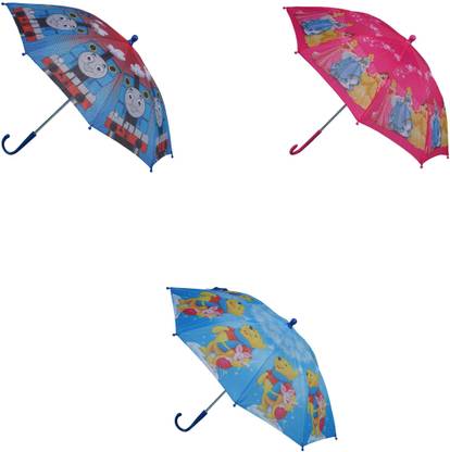 AutoVHPR Set of 3 Small Cute Style CK Cartoon Umbrella