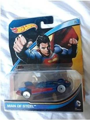 HOT WHEELS 2015 DC Comics Character Car, Superman Man of Steel