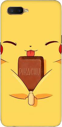 MyBestow Back Cover for Oppo K1 ( Pikachu, Pokemon, Cartoons, Cute )