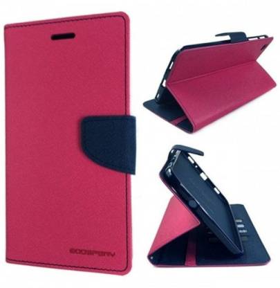 Vizoof Flip Cover for Crazyliner Flip Cover Mercury Samsung Galaxy J1 Ace Pink