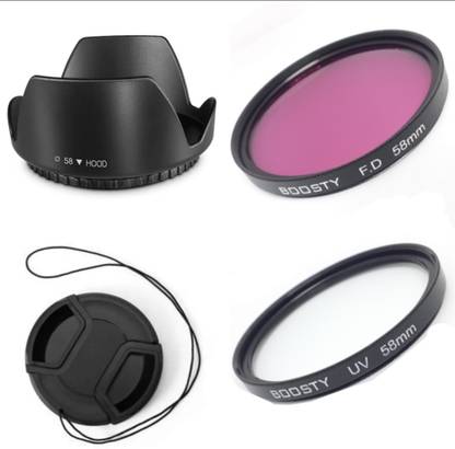 BOOSTY Lens Hood Flower Shape ( pack of 4) Lens Hood