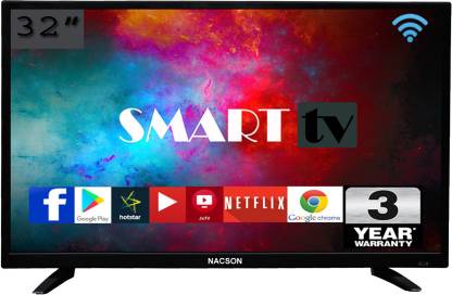 Nacson Series 8 80 cm (32 inch) HD Ready LED Smart Android Based TV