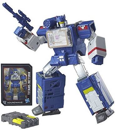 TRANSFORMERS Generations Titans Return Soundwave and Soundblaster