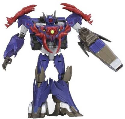 TRANSFORMERS Prime Beast Hunters Voyager Class Shockwave Figure 6.5 Inches