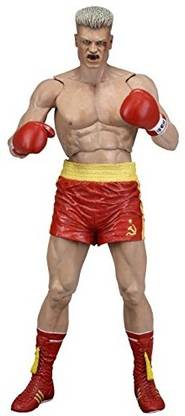 NECA Series 2 Drago Scale Action Figure(Red Trunks Version)7"Red