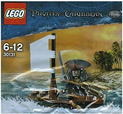 LEGO Pirates of the Caribbean 30131 JACK SPARROW Minifigure with Raft