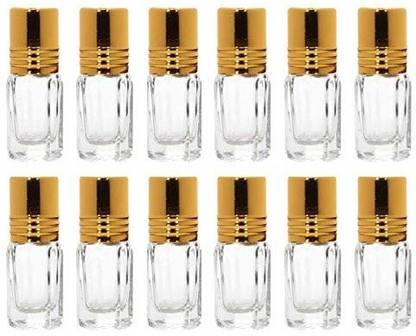 Rentra Empty Attar Glass Bottle 12 Pieces (3 ml) 3 ml Bottle
