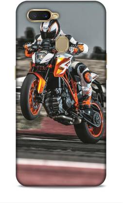 MAPPLE Back Cover for Oppo A5S (Bike / Bike Rider / Printed)