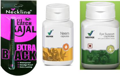 Vestige Eye Support Capsule and neem with kajal