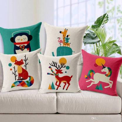 BLUEDOT Jute Cushions Cover