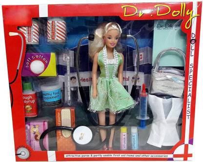 कियारा कलेक्शन Dr. Dolly Doll With Doctor Kit For Kids