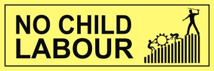 signEver No Child Labour Sign Board For Hotel Office House School ...