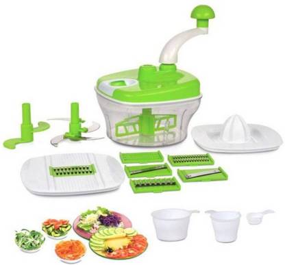 Rotek 10 In One Manual Food Processor Multipurpose Use, Fruit, Vegetable 250 W Food Processor