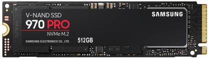 SAMSUNG 970 Pro 512 GB Laptop, Servers, Network Attached Storage, Desktop Internal Solid State Drive (SSD) (MZ-V7P512BW)