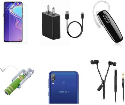 Mudshi Screen Protector Accessory Combo for Samsung Galaxy M20