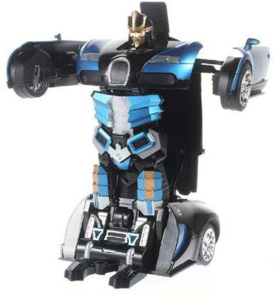 arya enterprise 2 in 1 One Key Transformation Super Power One Key Deformation Robot Remote Control Toy (multi color)
